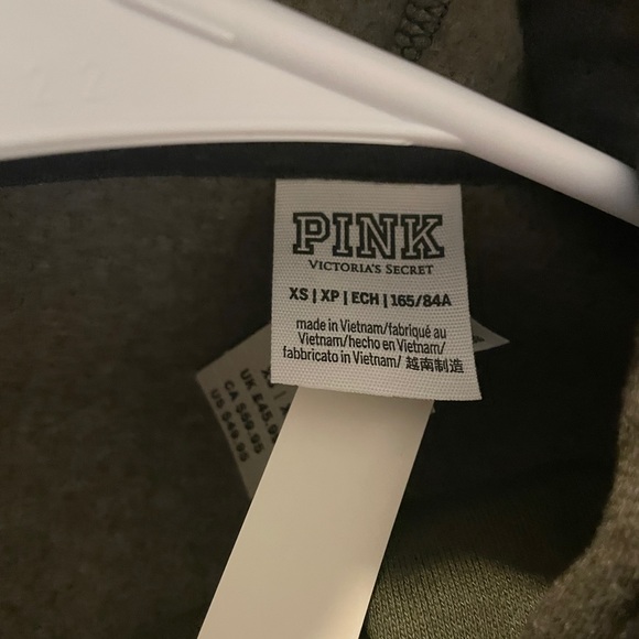 Vs Pink hoodie and pants set khaki and military - Picture 4 of 9